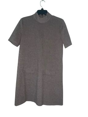 Zara mock neck pocket dress. Size large GUC
